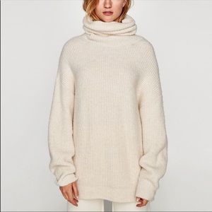 Zara oversized chunky knit sweater